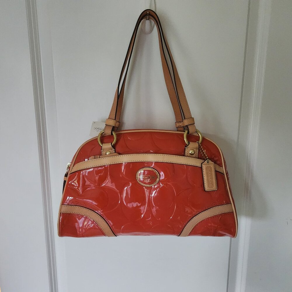 NWT Coach Peyton Satchel and matching wallet